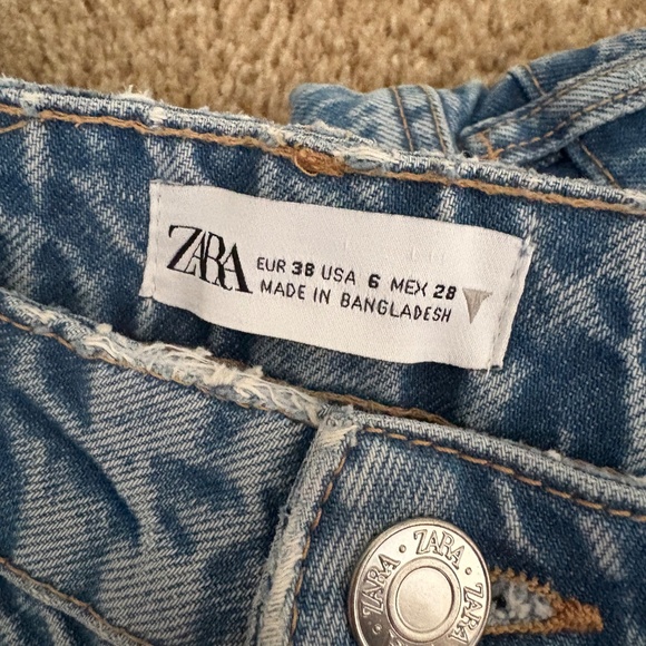 Zara high waisted straight leg jeans - Picture 4 of 5
